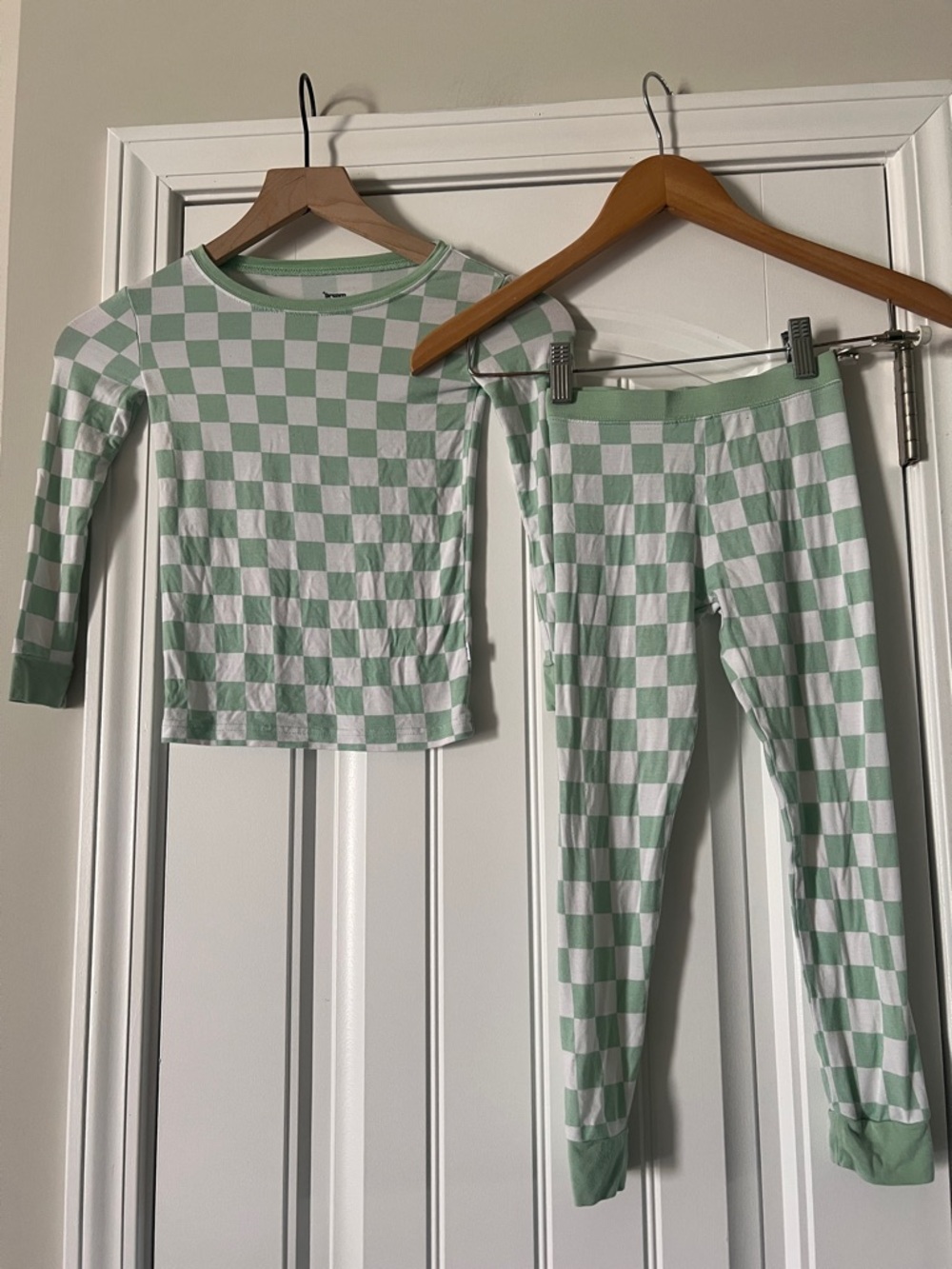 Dream big little Bamboo checked Pjs set